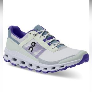 On Cloud Cloudvista Waterproof Running Shoes in Frost/Mineral - Size 8.5